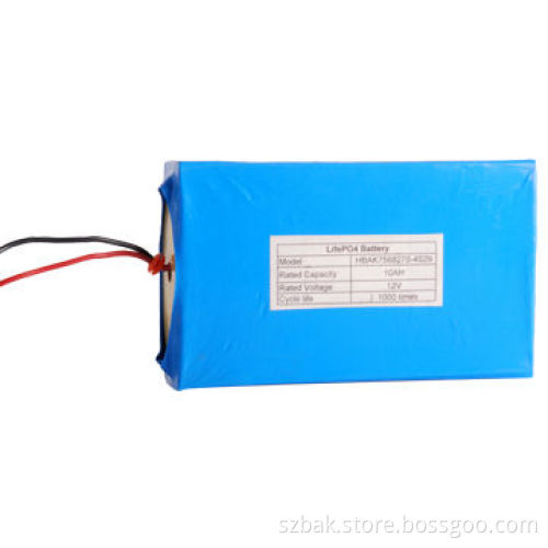 Li-ion Battery with 12V Voltage and 10Ah Current